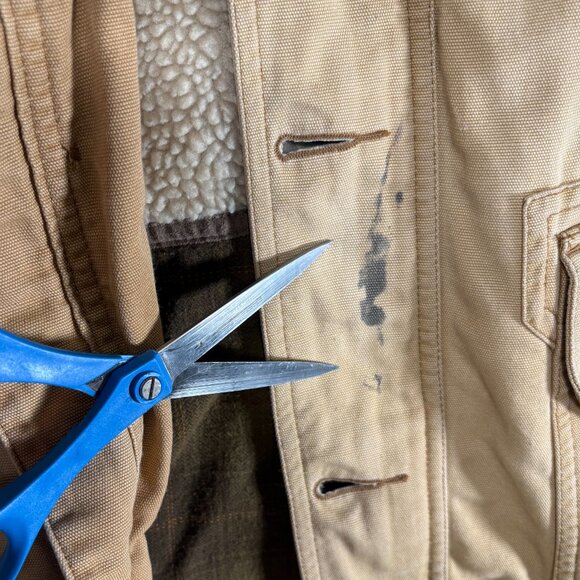 Cabela's Men's Sherpa Lined Utility Chore Barn Coat Primaloft 100% Cotton XL Reg - Picture 13 of 16